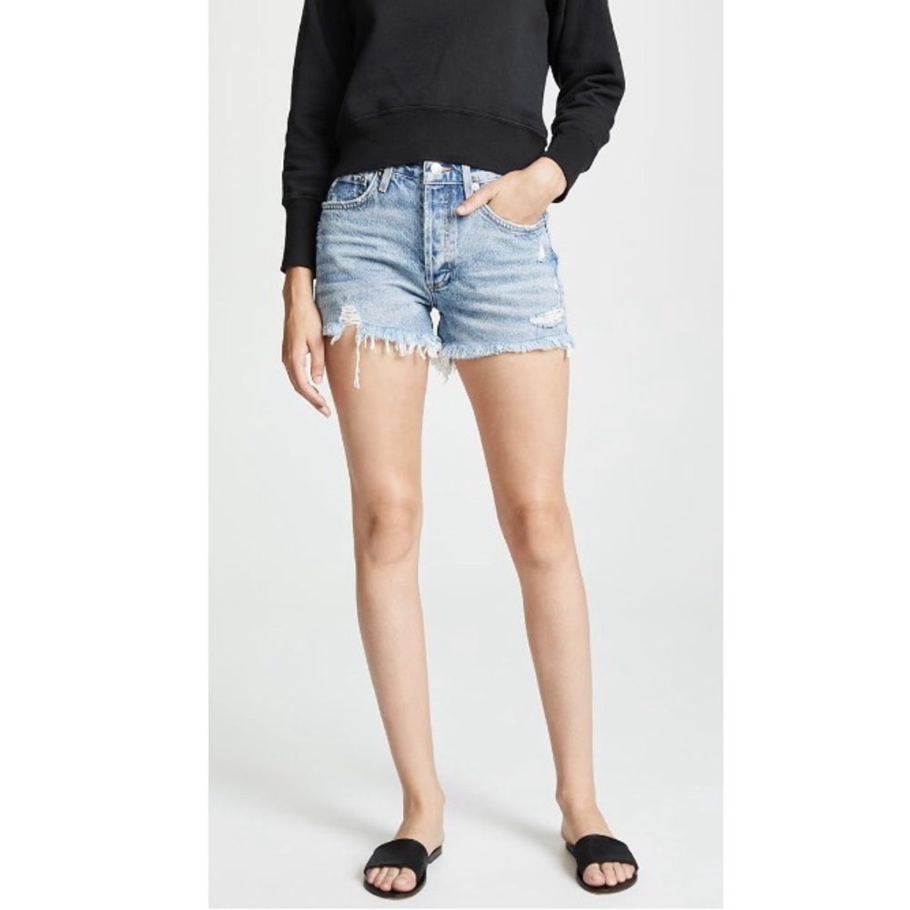 Agolde Parker Shorts in color Swapmeet